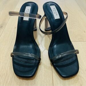Steven New York Black PVC Heels